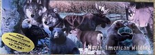 Over 500 Pieces JIGSAW PUZZLE North American Wildlife Panoramic 12x36