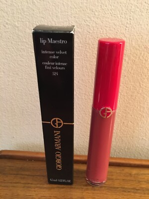 Giorgio Armani Lip Maestro Intense Velvet Color 524 Rose Nomad 6.5ml 0.22oz NIB