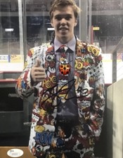 Connor McDavid  SIGNED Erie Otters 8x10 PHOTOGRAPH JSA COA U95093