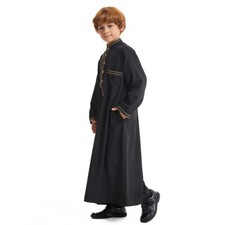 Muslim Kids Boys Long Robe Dishdasha Jubba Thoub Thobe Abaya Kaftan Dubai Saudi