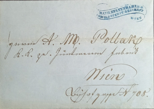 ROUMANIE 1861 JOHANN KRAUL LETTRE PLIÉE PRÉPHILATÉLIQUE ENVOYÉE DE TEMESVAR... - Photo 1/4