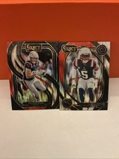 2024 Panini Select New England Patriots Hunter Henry Jabrill Peppers 2 Card Lot