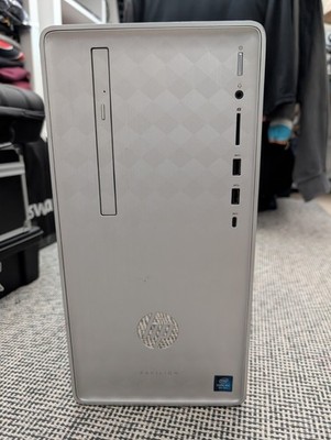 HP Pavilion 590-P0050 Desktop Intel i3-9100F Quadro K2200 8GB RAM 128GB SSD W11P