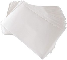 Clear 9.5x6.7 Inch Adhesive Shipping Label Pouches Packing Slip Env 60 Pack