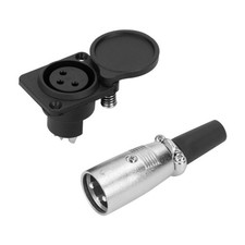 Electric Scooter Battery Charging Port Plug 3Pin Inline Connector Enduring