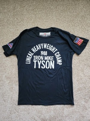 Roots Of Fight Iron Mike Tyson Lineal Heavyweight Champ 1988 T-Shirt, Men Medium