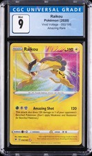 2020 POKEMON VIVID VOLTAGE AMAZING RARE, HOLO #50 RAIKOU CGC 9 on eBay