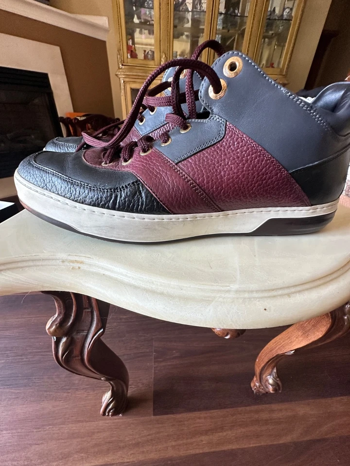 Ferragamo 男式高帮运动鞋 9.5 码 — 第 4/4 张图片