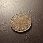1917 Canada Large Cent (Gd8) King George V Canadian Penny Copper Coin Cent