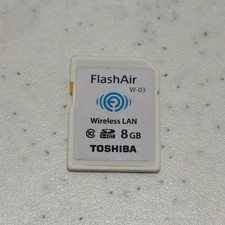 TOSHIBA W-03 FlashAir 8GB Memory Card Wireless Lan SDHC Class10 Made in Japan