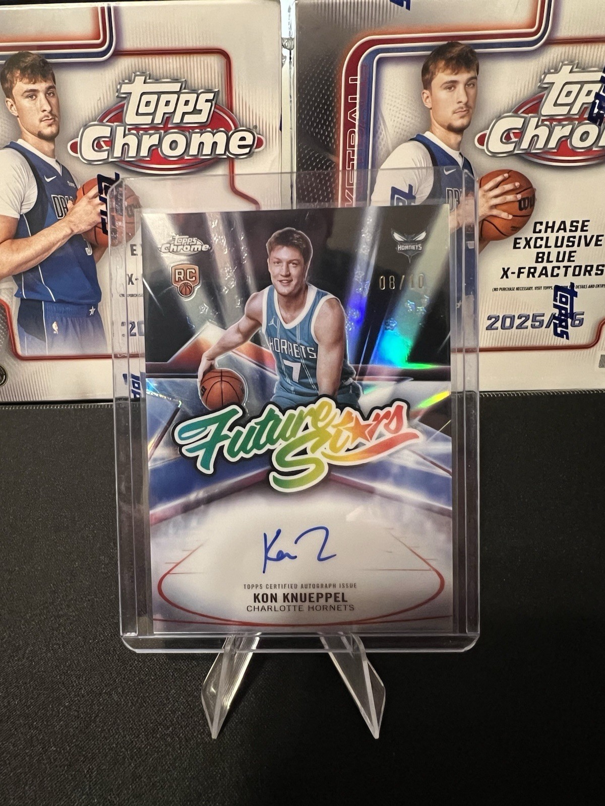 2025/26 Topps Chrome Basketball Kon Knueppel Future Stars Auto 08/10 RC - FS-KK