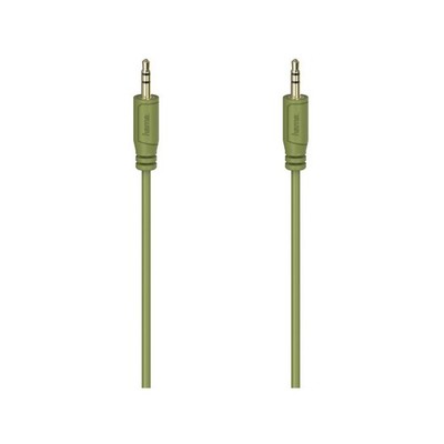 Hama Audio-Kabel Flexi-Slim 3,5-mm-Klinken-Stecker Grün