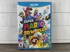 Wii U Super Mario 3D World w Booklet Mint Disc Tested FREE Shipping Nintendo
