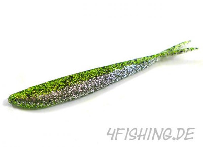 Lunker City Fin-S Fish in 4'' CHARTREUSE ICE