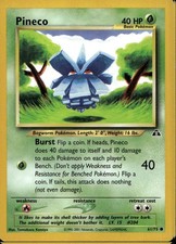 Pineco 61/75 Common WOTC Neo Entdeckung Pokemon