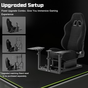 Hottoby Flight Simulator Cockpit & Seat Fit Thrustmaster A10C Logitech X52 PRO
