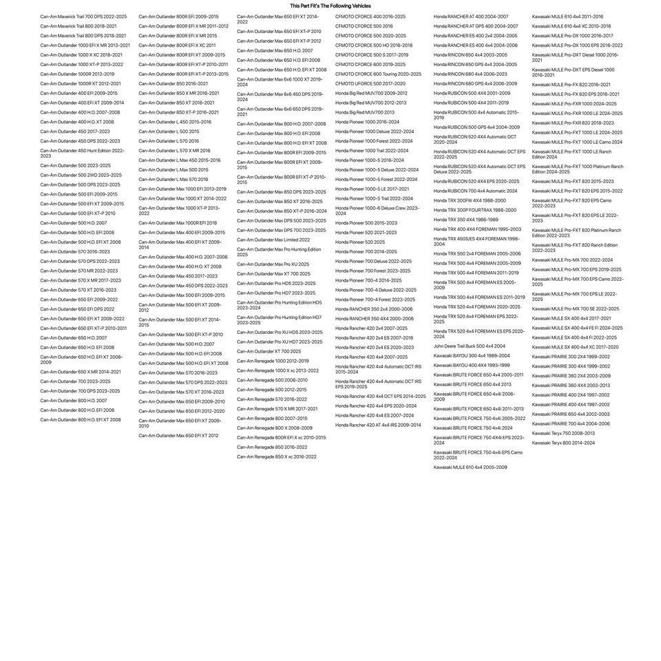 Neumático Tusk TriloBite HD 8 capas 25x10-12 para Yamaha Grizzly 350 2x4 2007-2011 Foto 3 de 4