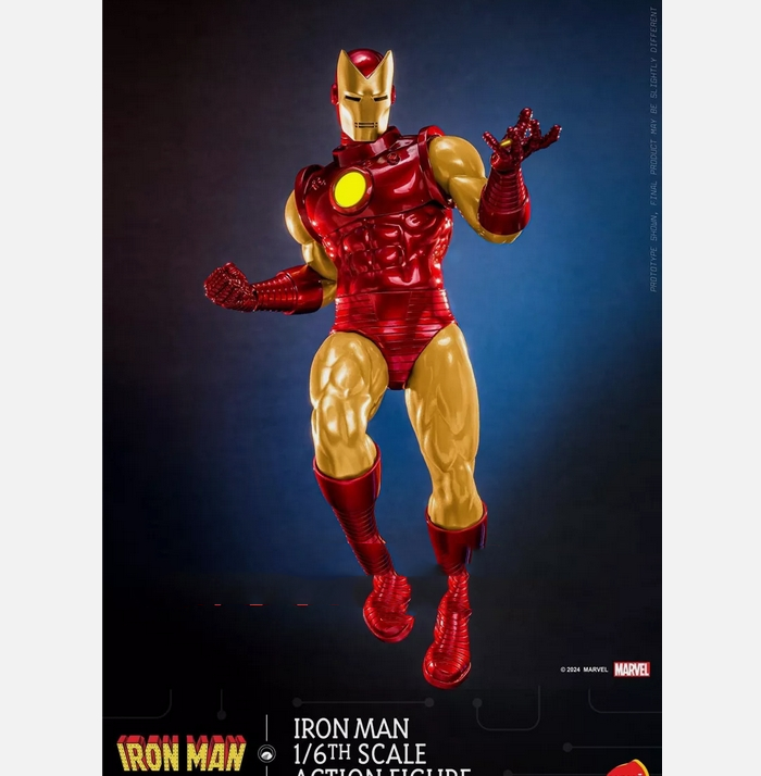 HONO Studio Iron Man Action Figure Model in stock 1/6 Scale Comic Ver ...