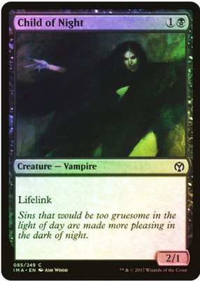 Magic MTG TCG Iconic Masters 2017 Child of Night 85/249 FOIL