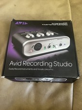 Avid Recording Studio W/M-audio Fast Track USB Interface
