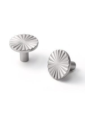 10 Pack Brushed Nickel Cabinet Knobs Satin Nickel Flat Drawer Pulls Kitchen C...