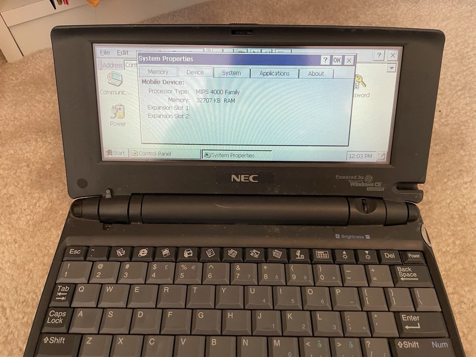 NEC MobilePro 780 Plus Extras Funciona LEER Foto 4 de 4