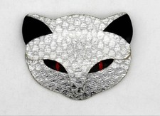 LEA STEIN Atilla Cat Brooch Vintage Paris Jewelry Antique Gift