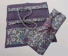 Quilted Jewellery Roll Simple Sew Project Kit By Seek It Out Machine Or Hand Sew