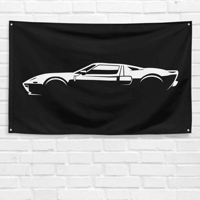 GT 2005 3x5 ft Flag American Supercar Le Mans Show Garage Racing Banner