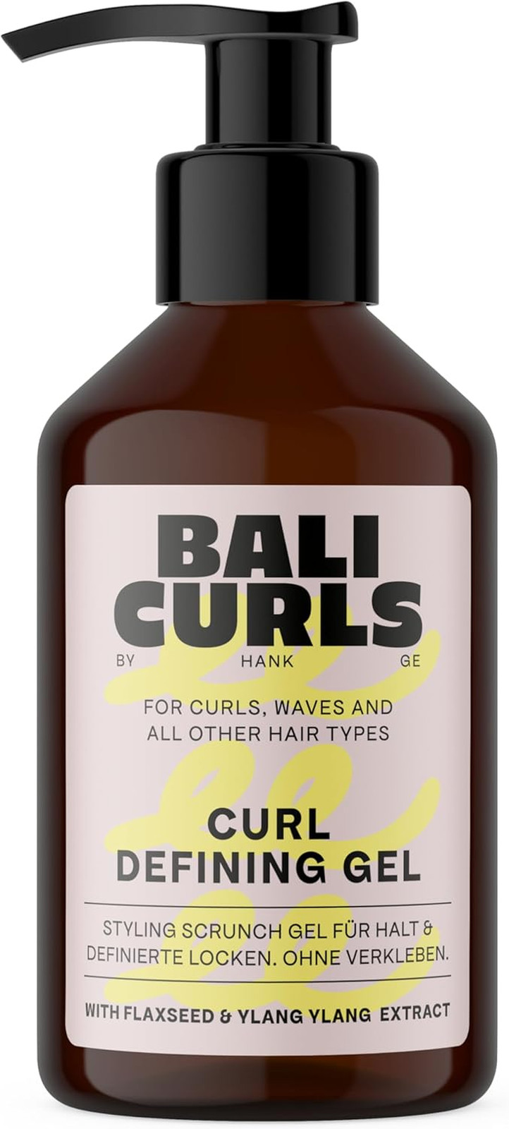BALI CURLS Curl Defining Gel 150Ml – Con Semi Di Lino Ed Estratto Di Ylang Ylang