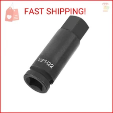 Utoolmart 1/2-Inch Drive Allen Bit Socket, 22mm Hex Socket, Cr-Mo Steel, Master