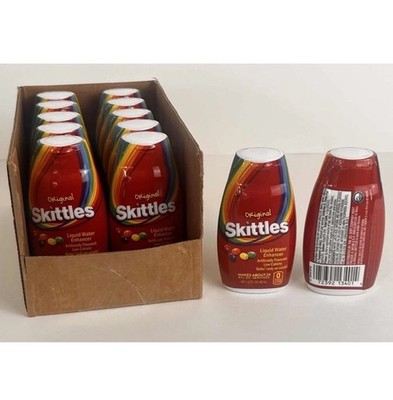 (12) Skittles Sugar Free Original Liquid Water Enhancer Mix 1.62oz Ex 6-9-26