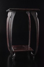 K8310: Japanese Wooden Assembly type GARDEN TUB Flower vase stand Table Ikebana