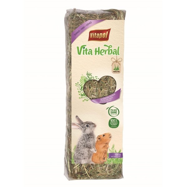 Vitapol Heu FüR Nagetiere Und Kaninchen 500G-image