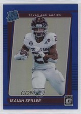 2022 Panini Chronicles Draft Picks Blue Prizm 96/99 Isaiah Spiller #18 nd3