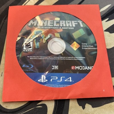 Sony PS4 Minecraft PlayStation 4 Edition Disc Only Tested Working