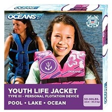 Oceans 7 Us Coast Guard Approved, Youth Life Jacket