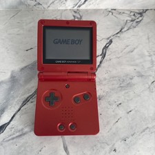 Nintendo Game Boy Advance SP red Handheld Console - Working