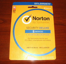 Norton Security Deluxe - 5 Device 21353844 Antivirus