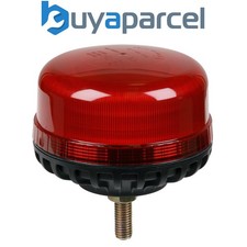 Image of Sealey WB951LEDR Warning Beacon with 12mm Bolt Fixing SMD LED 12/24V - Red