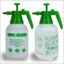 1/2 Gallon Handheld Pump Sprayer, 2 Pack Garden Pressure Sprayer with Adjustable