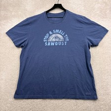 Life Is Good T Shirt Mens Size XXL Blue Short...