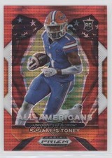 2021 Panini Prizm Draft Picks All-American Red Pulsar Kadarius Toney #195 7l6