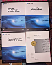 Lot  of 4 SAS Institute Artificial Intelligence Training Graph Software Course