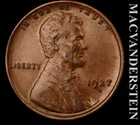 1927-D Lincoln Wheat Cent - Choice Almost Uncirculated  Semi-key  #L4642