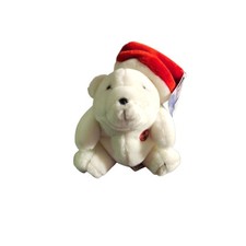 Vintage 1996 Coca Cola Polar Bear 7" Plush