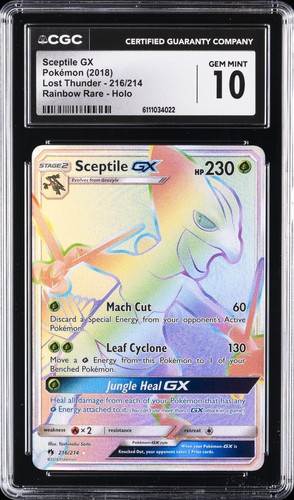 Sceptile-GX graded CGC 10 for sale on eBay