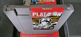 Platoon Nintendo NES CIB Tested 