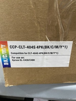 CLT-404S Compatible Laser Toner 4 Pack BK/C/M/Y for Samsung Xpress C430/C480
