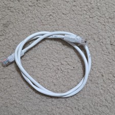 Ethernet Patch Cable RJ-45 to RJ-45 White Rou...